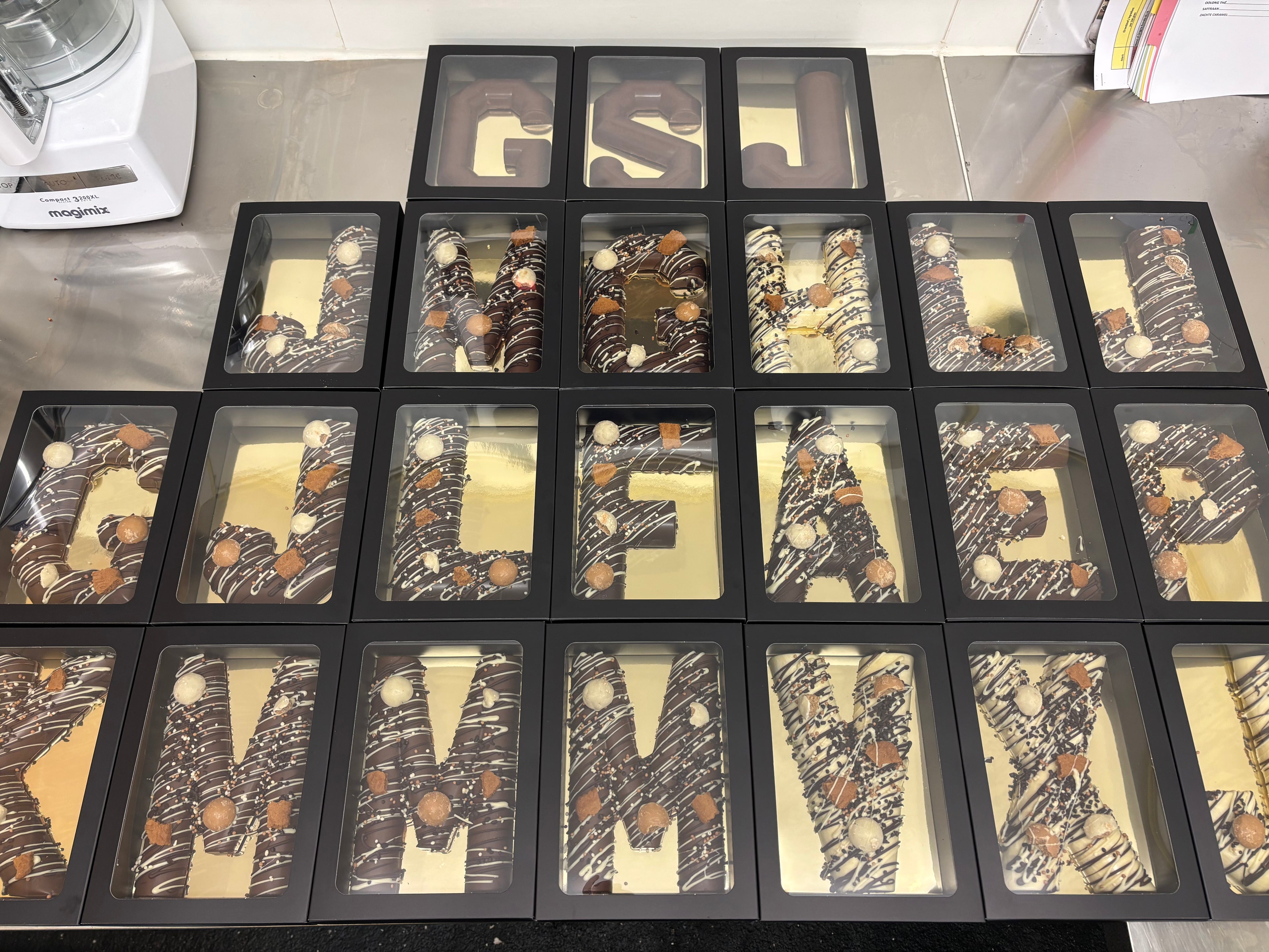 Gepimpte Chocoladeletter